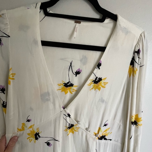 Free People Floral Mini dress M - Picture 5 of 7